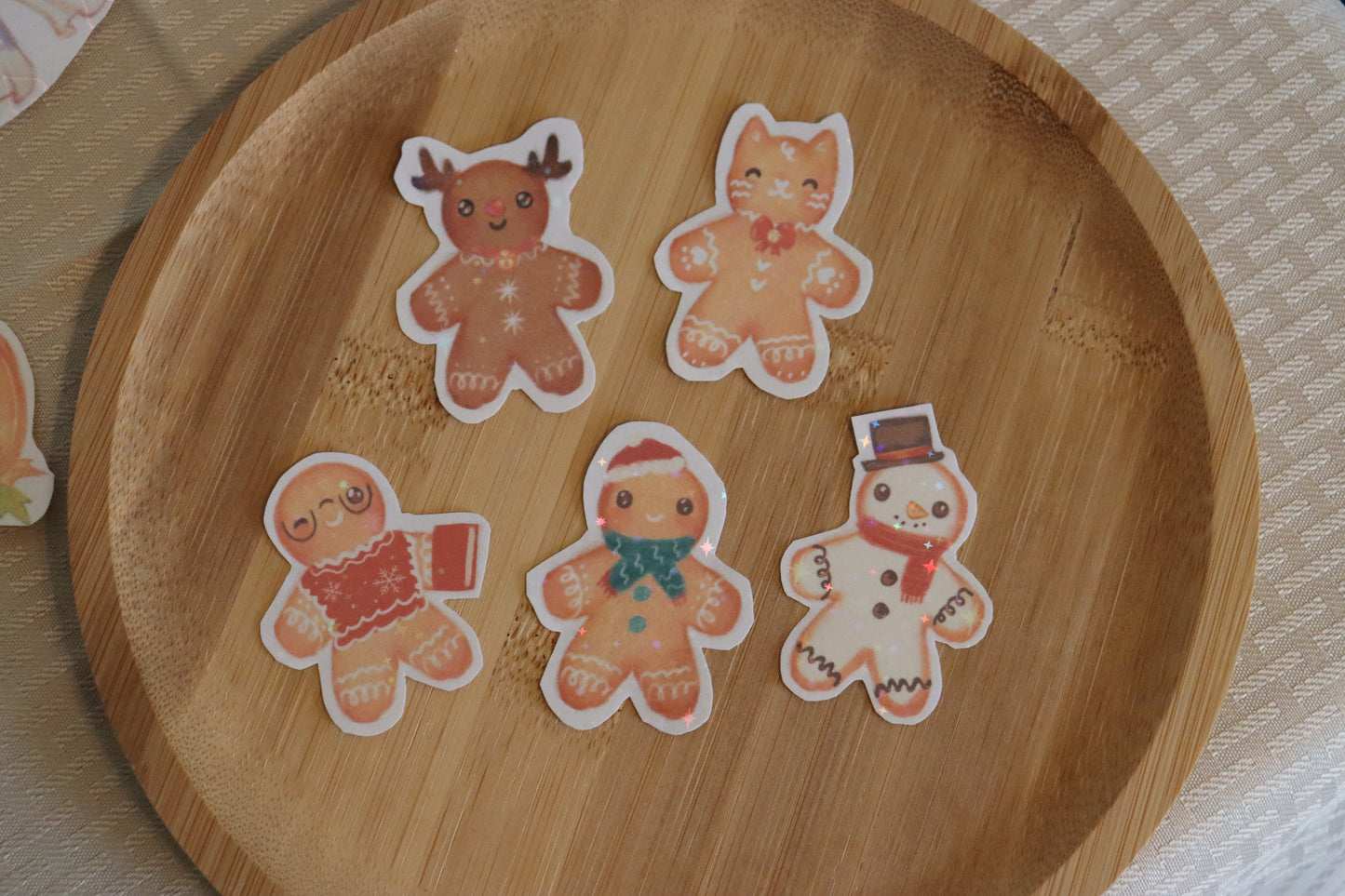 Gingerbread Friends Stickers