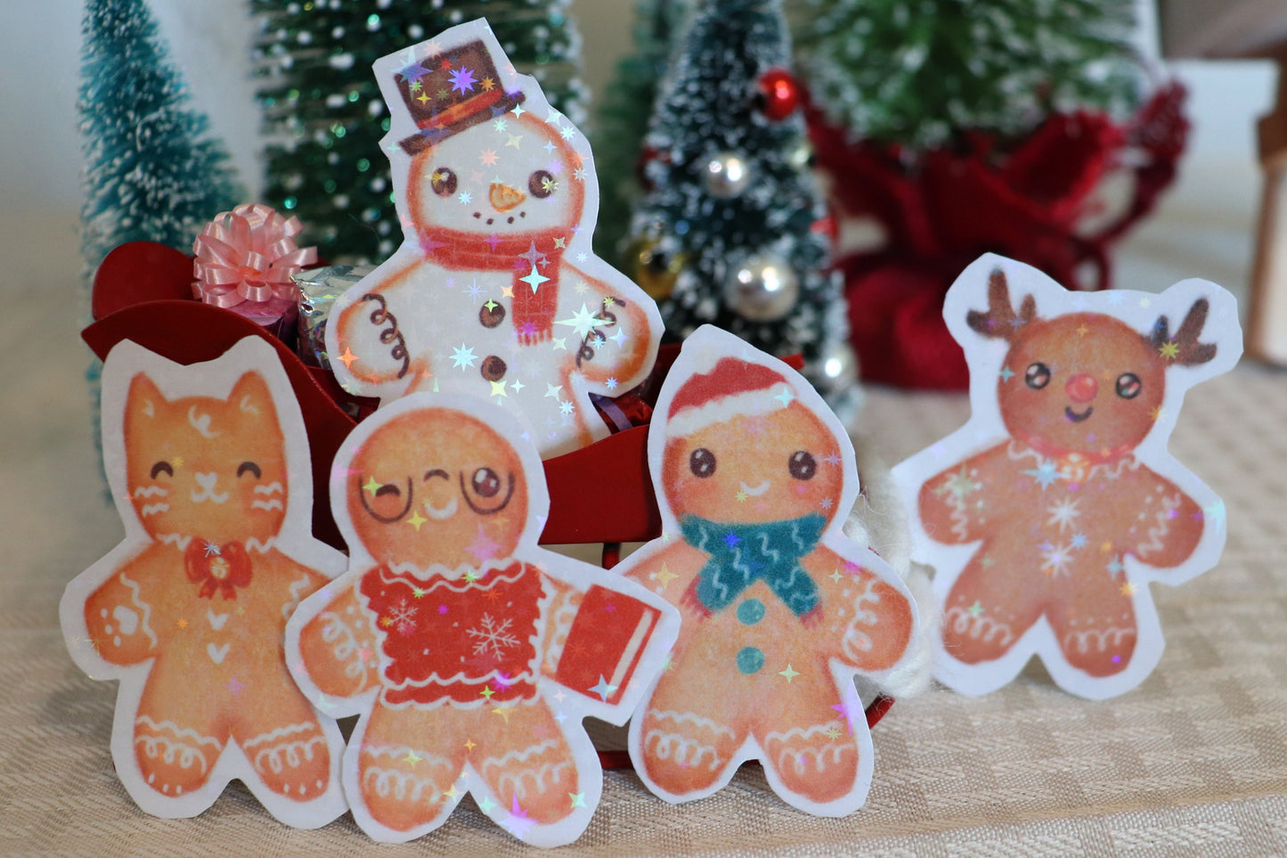 Gingerbread Friends Stickers