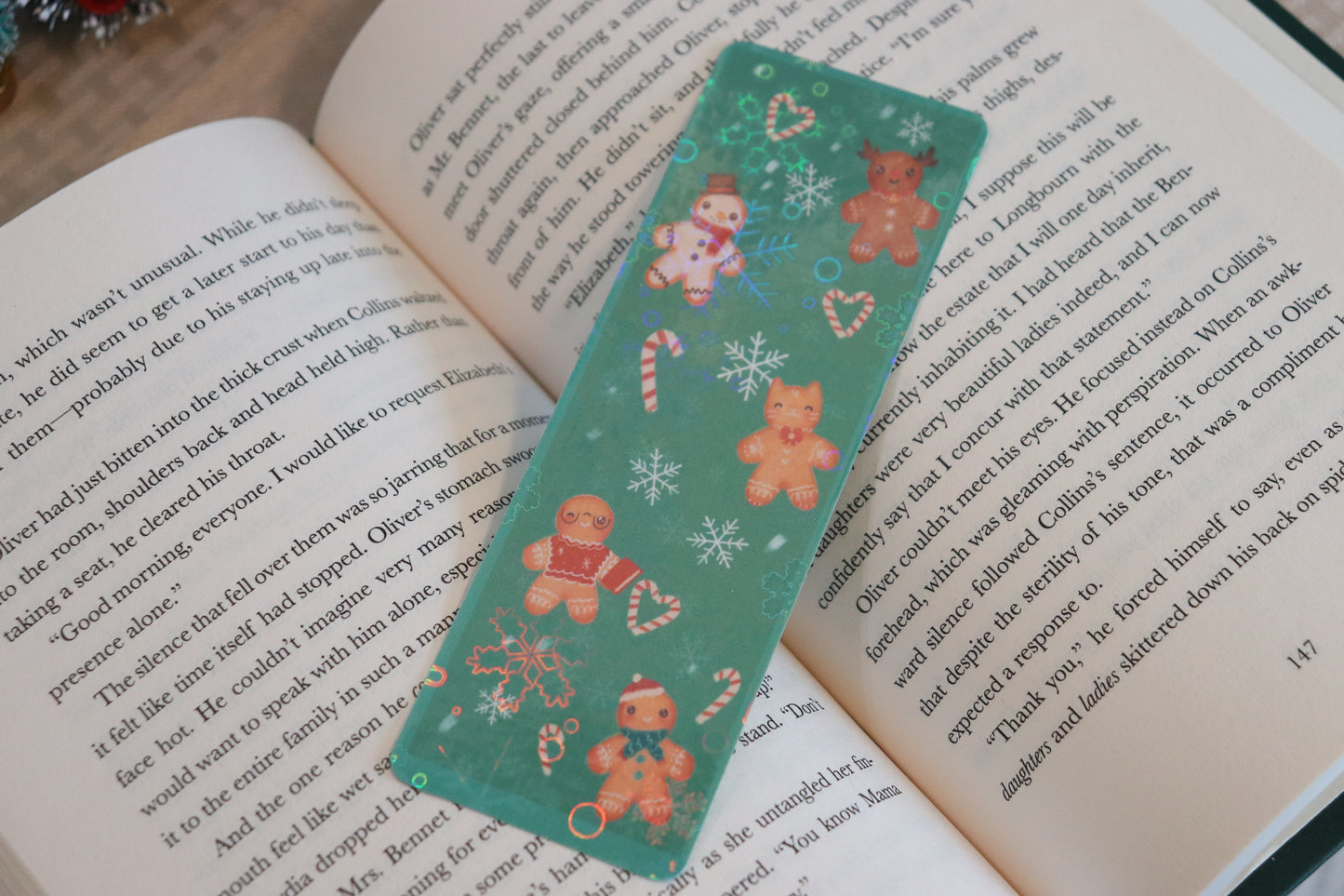 Gingerbread Friends Bookmark